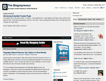 Tablet Screenshot of blogrepreneur.com